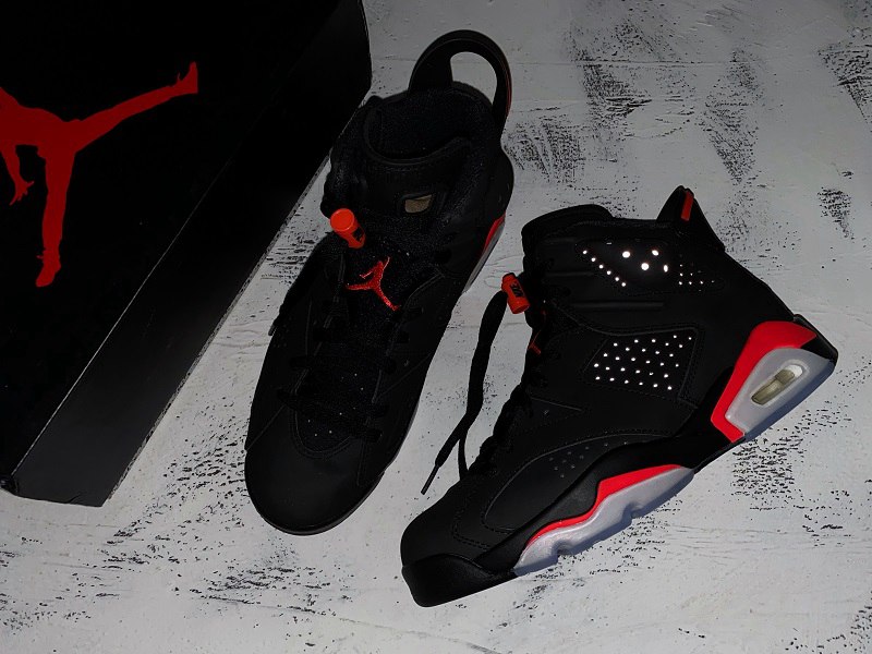 Air Jordan 6 Black Infrared(384664-060)